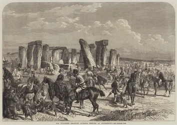 Il meeting di corsa dei campioni del Wiltshire a Stonehenge